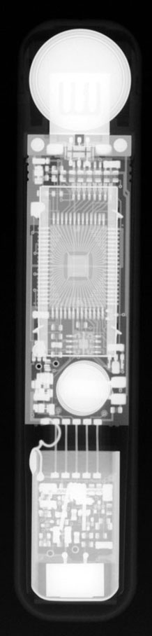 X-ray picture of Aloka PDM-203 personal radiation dosimeter